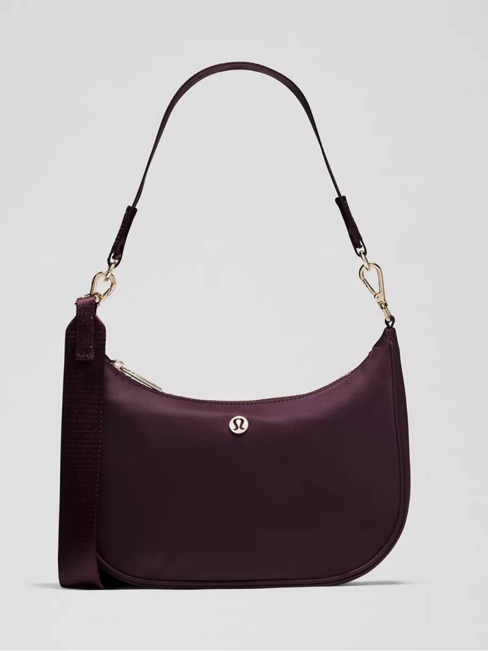 Lululemon City Essentials Small Shoulder Bag, Black Plum, Vol 3L